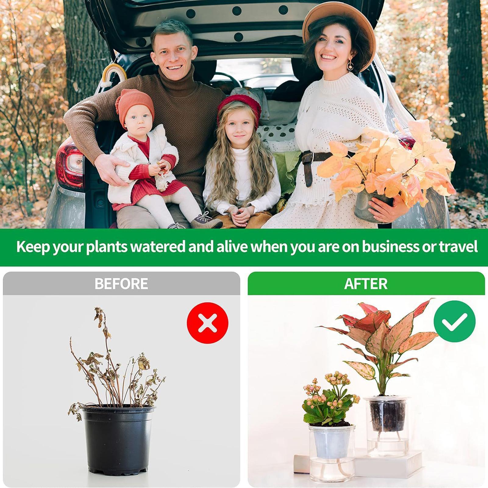 Automatic Plant Waterer - Mèches d'arrosage automatique pour plantes, système