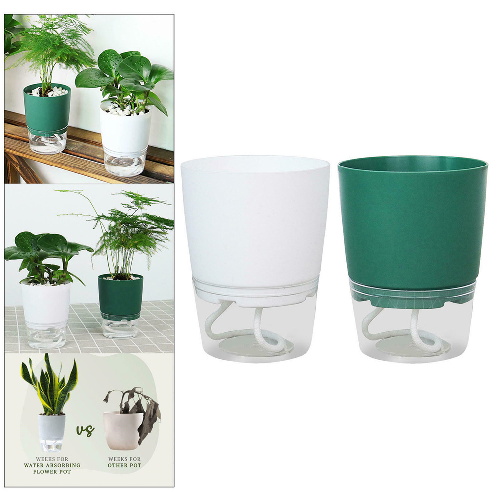 Automatic Plant Waterer - Pot de fleur hydroponique paresseux, Absorbant
