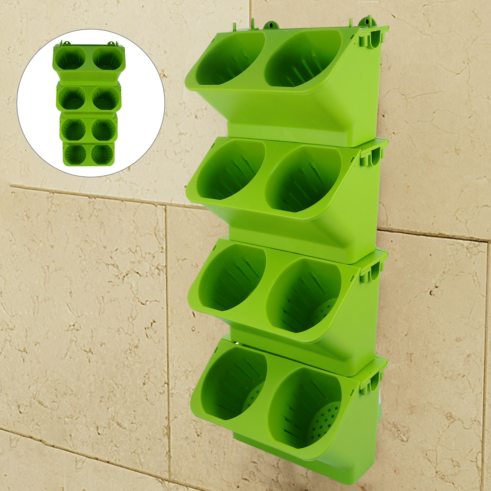 Ensemble de 4 jardinières mura - Self-Watering Planter avis et prix