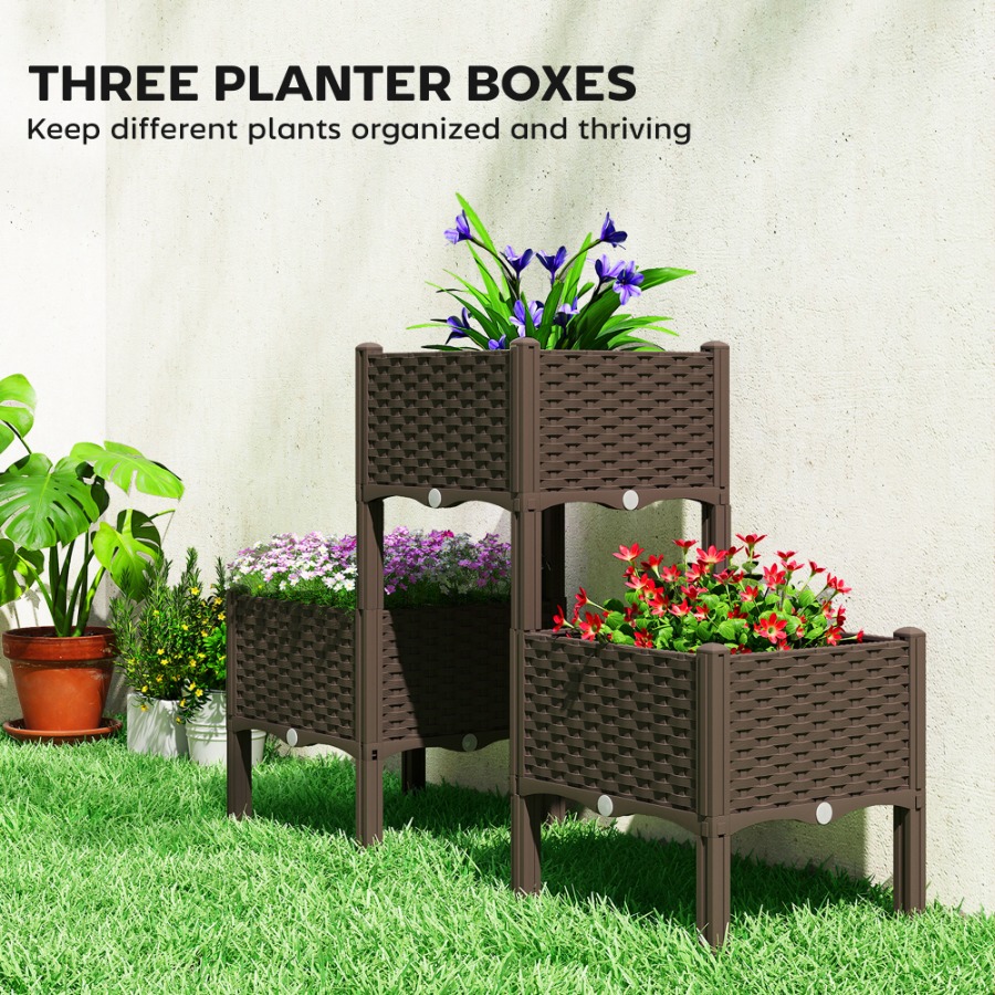 Bac de jardin surélevé en plas - Self-Watering Planter avis et prix