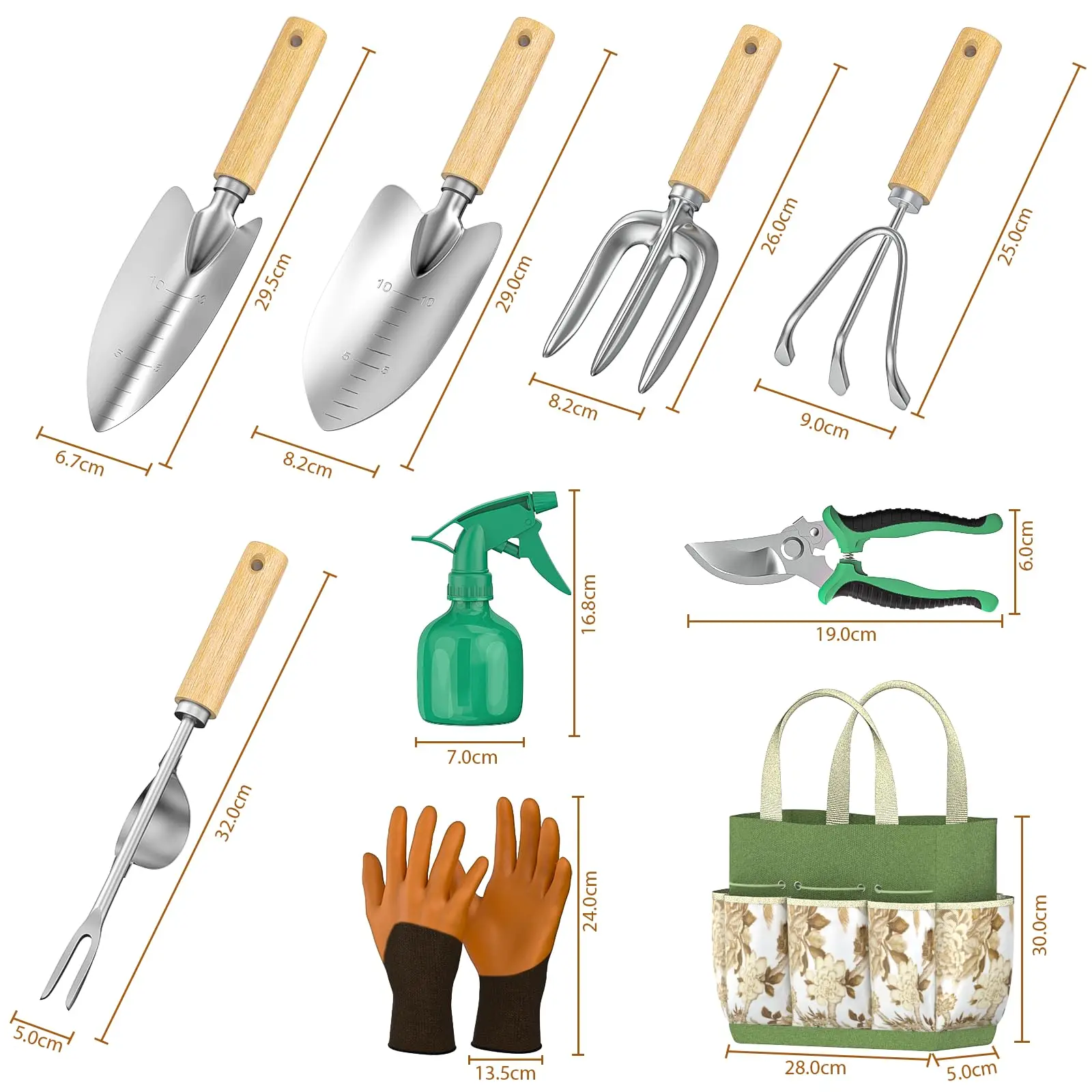 Ensemble d'outils manuels de j - Spade Digging Fork avis et prix