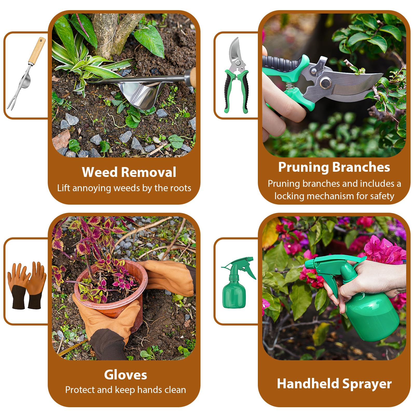 Ensemble d'outils manuels de j - Spade Digging Fork avis et prix