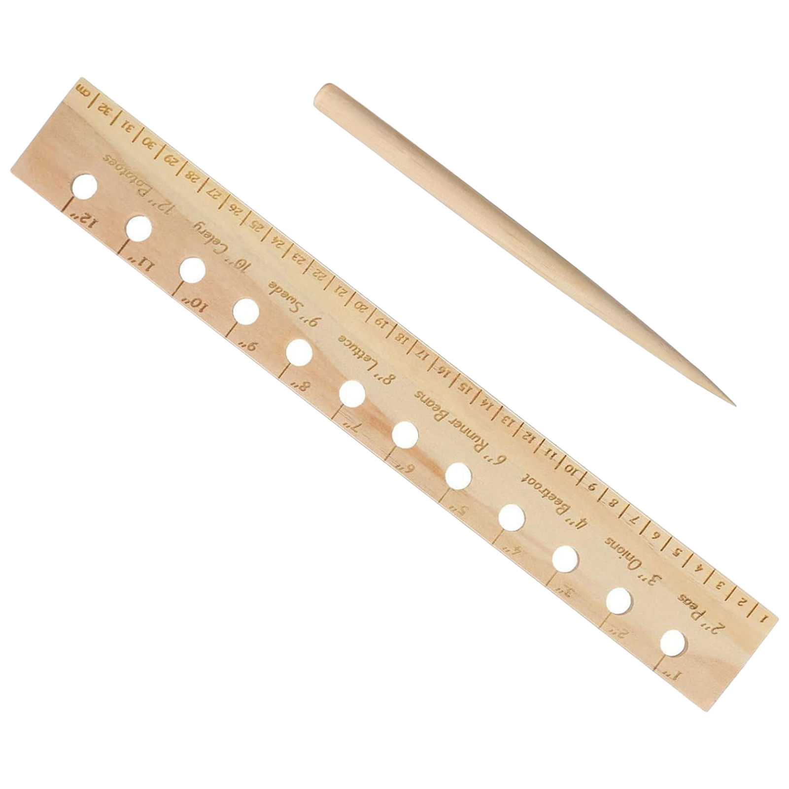 Règle de plantation en bois ma - Gardening Tools Vegetables avis et prix