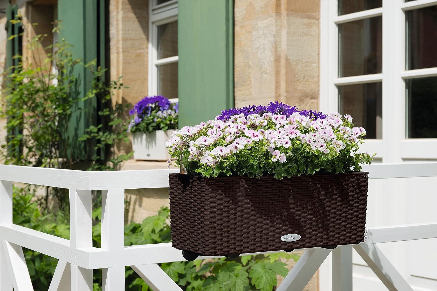 BALCONERA Cottage 50 Mocha, ja - Self-Watering Planter avis et prix