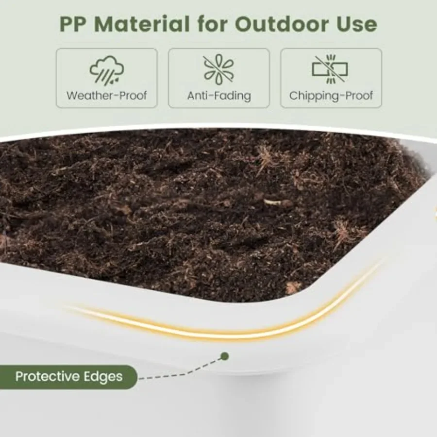 Ensemble de 2 jardinières suré - Self-Watering Planter avis et prix