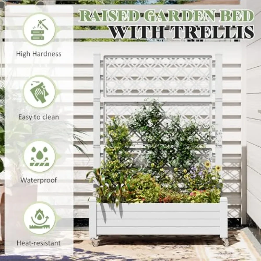 Bac de jardin surélevé à treil - Self-Watering Planter avis et prix